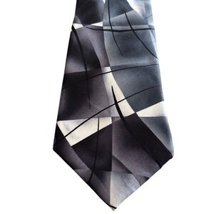 J Garcia Lady With Argyle Socks Collection 59 Mens Silk Abstract Tie